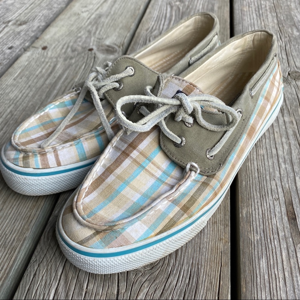 Sperry Top-Sider Plaid Boat Shoes
